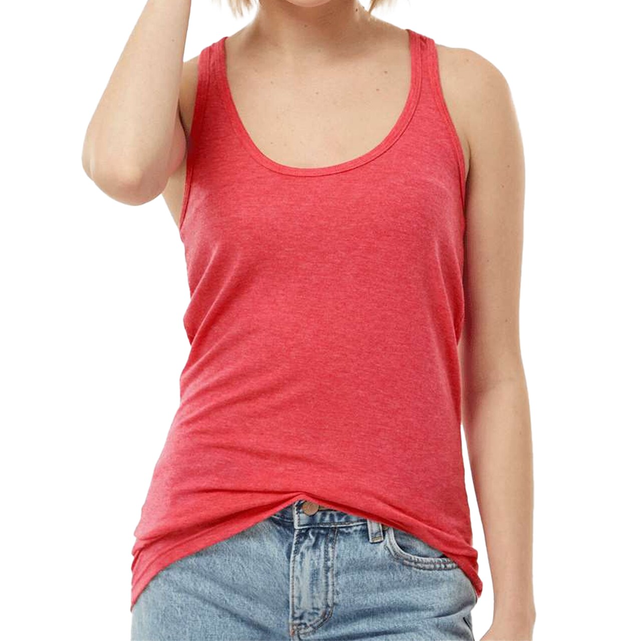Tultex Women’s Poly-Rich Racerback Tank Top, Lightweight Sleeveless Blanks for DIY Crafting